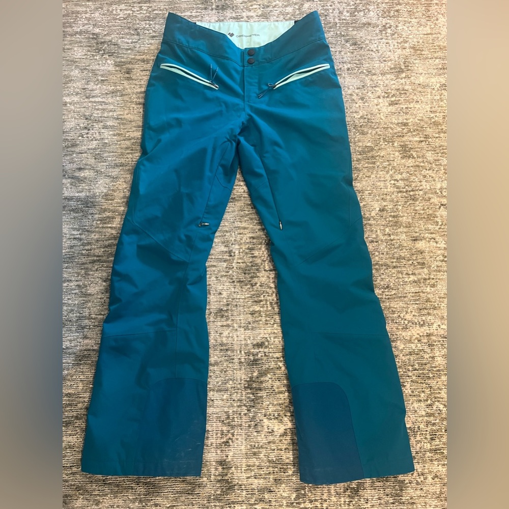 Women’s Obermeyer Bliss Ski Pants Sz 8 Teal